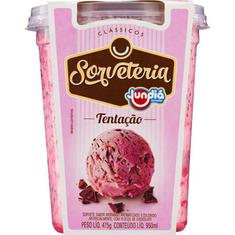 Sorvete sabor Tentação Jundiá 950ml