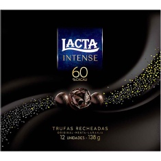 Trufas 60% Cacau Intense Lacta 138g