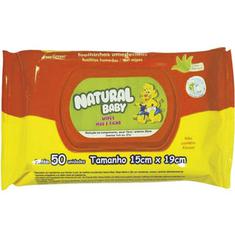 Toalha Umedecida Mãe e Filho Natural Baby 50un.
