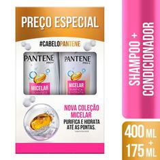 Shampoo Pantene Micelar 400ml + Condicionador 175ml