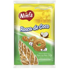 Rosquinha de Coco Ninfa 340g