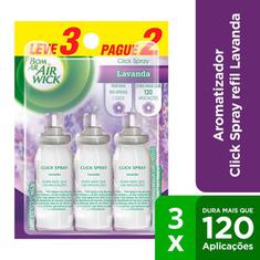 Purificador de Ar Click Spray Lavanda Bom Ar 12ml Leve 3 Pague 2