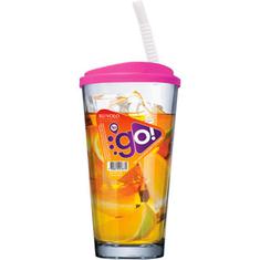 Copo com Canudo Bubbles To Go Ruvolo 415ml