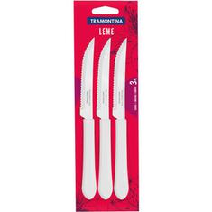 Faca Inox Leme Tramontina Branco 3un.