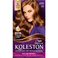 Tintura Koleston Marrom Dourado 77