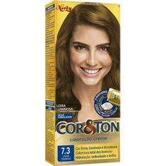 Tintura Mini Kit Cor&Ton Louro Dourado 7.3