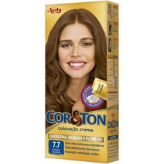 Tintura Mini Kit Cor&Ton Marrom Dourado 7.7