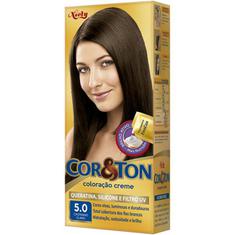 Tintura Mini Kit Cor&Ton Castanho Claro 5.0
