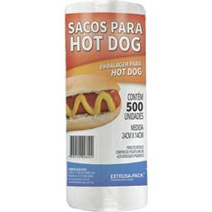 Saco para Hot Dog Branco Romapack 500un