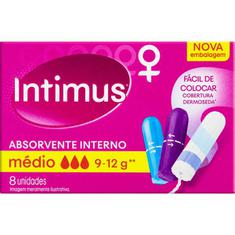 Absorvente Interno Médio Intimus 8un.