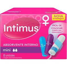Absorvente Interno Mini Intimus 8un.