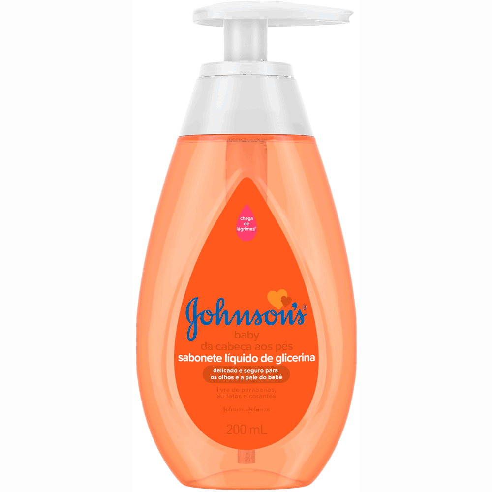 Sabonete Líquido Cabeça Aos Pés Johnsons Baby 200ml
