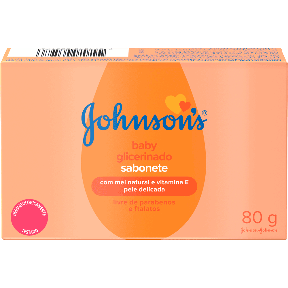 Sabonete Infantil Johnsons Baby Glicerinado com Mel 80g