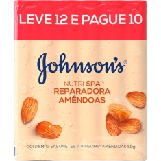 Sabonete Amêndoas Nutri Johnson 80g Leve 12 Pague 10
