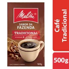 Café Tradicional Torrado e Moído Sabor da Fazenda Melitta 500g