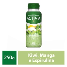Smoothie Kiwi, Manga e Espirulina Activia 250g
