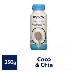 Leite Fermentado Coco e Chia Danone 250g