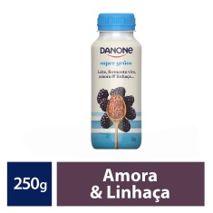 Leite Fermentado Amora e Linhaça Danone 250g