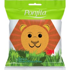 Esponja para Banho Kids Animais Ponjita 1un