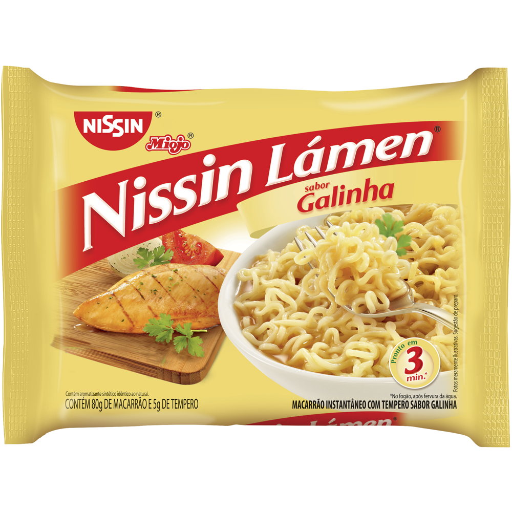 Macarrão Instantâneo Nissin Lámen Galinha 85g