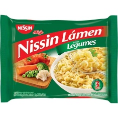 Macarrão Instantâneo Nissin Lamen Legumes 85g