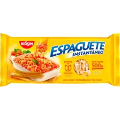 Macarrão Instantâneo Tipo Espaguete T3 Nissin 500g