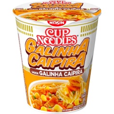 Macarrão Instantâneo Sabor Galinha Caipira Cup Noodles Nissin 69g