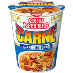 Macarrão Instantâneo Sabor Carne Defumada Cup Noodles Nissin 69g