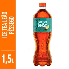 Chá Ice Tea Midsugar Pêssego Leão 1,5L