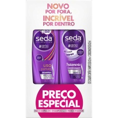 Kit Shampoo e Condicionador Seda Liso Perfeito 325ml