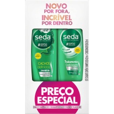 Kit Shampoo + Condicionador Cachos Definidos Seda 325ml