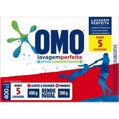 Lava Roupa em Pó Lavagem Perfeita Omo 400g