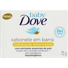 Sabonete Infantil Hidratação Balanceada Dove Baby 75g