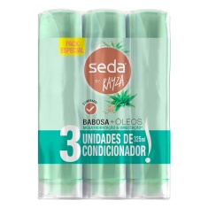 Condicionador Babosa Óleos Seda 3un 325ml