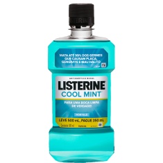 Solução Bucal Listerine Cool Mint L500P350ml