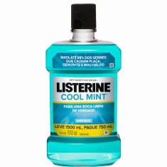 Solução Bucal Cool Mint Listerine Leve 1,5 Pague 750ml
