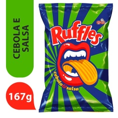 Batata Ruffles Cebola e Salsa 167g