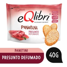 Snack Sabor Presunto Defumado Panetini Equilibri 40g