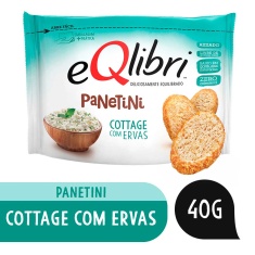 Snack Sabor Cottage com Ervas Panetini Equilibri 40g
