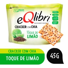 Biscoito Cracker Sabor Toque de Limão Eqlibri 45g
