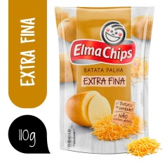 Batata Palha Extra Fina Na Mesa Elma Chips 100g