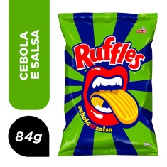 Salgadinho Ruffles Cebola & Salsa Elma Chips 84g