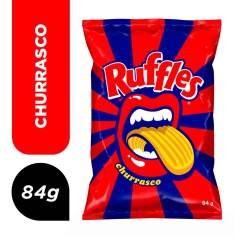 Salgadinho Ruffles Churrasco Elma Chips 84g