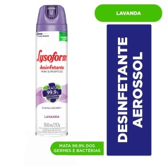 Desinfetante Aerossol Lavanda Lysoform 360ml