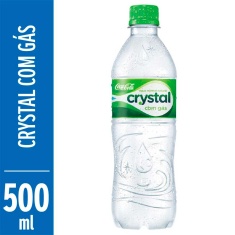Água Mineral com Gás Crystal 500ml