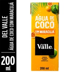 Água de Coco com Maracujá Del Valle 200ml