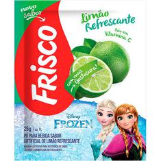 Refresco em Pó Sabor Limão Refrescante Frisco 25g