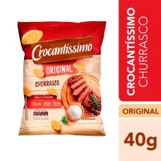Salgadinho Sabor Churrasco Crocantíssimo Pullman 40g