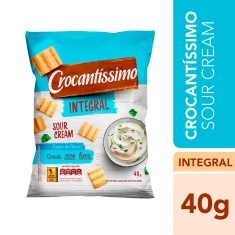 Snack Integral Sour Cream Crocantíssimo Pullman 40g