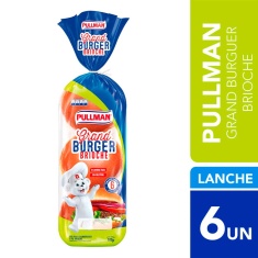 Pão de Hamburguer Tipo Brioche Pullman 520g